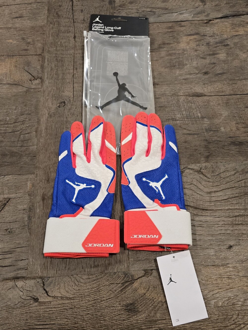 JORDAN LEGEND LONG CUFF BASEBALL BATTING GLOVES MENS